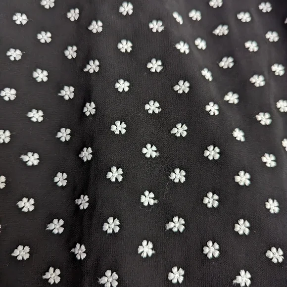 EUC Lulus Show Them Up Black Floral Embroidered Peplum Wide Leg Jumpsuit - Picture 7 of 15